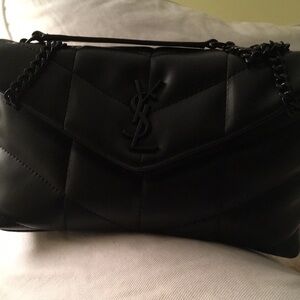 Yves Saint Laurent Quilted Black Crossbody Bag
